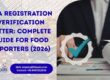 FDA Verification Letter: Complete Guide for Food Exporters (2026)