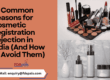Cosmetic Registration Rejection In India