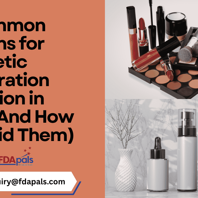 Cosmetic Registration Rejection In India