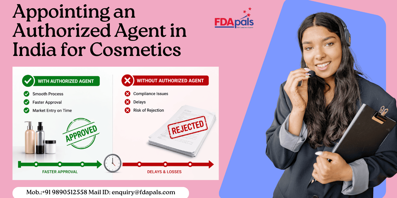 Appointing an Authorized Agent in India for Cosmetics