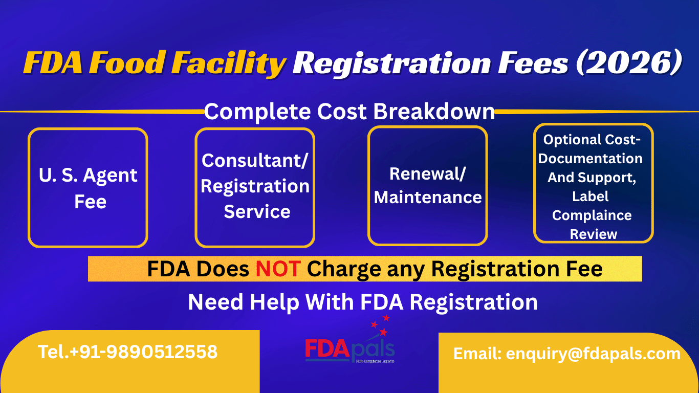 FDA Food Facility Registration Fees (2026) | Cost breakdown