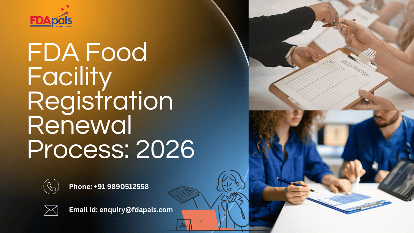 FDA Food Facility Registration Renewal 2026|Important Dates