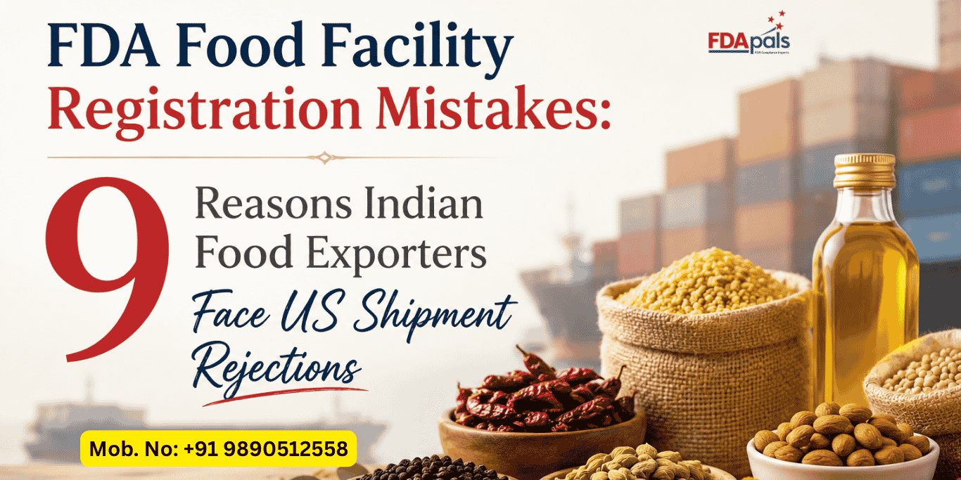 us agent fda food registration, fda us agent requirement, Indian food Exportes, FDA food facility regitration