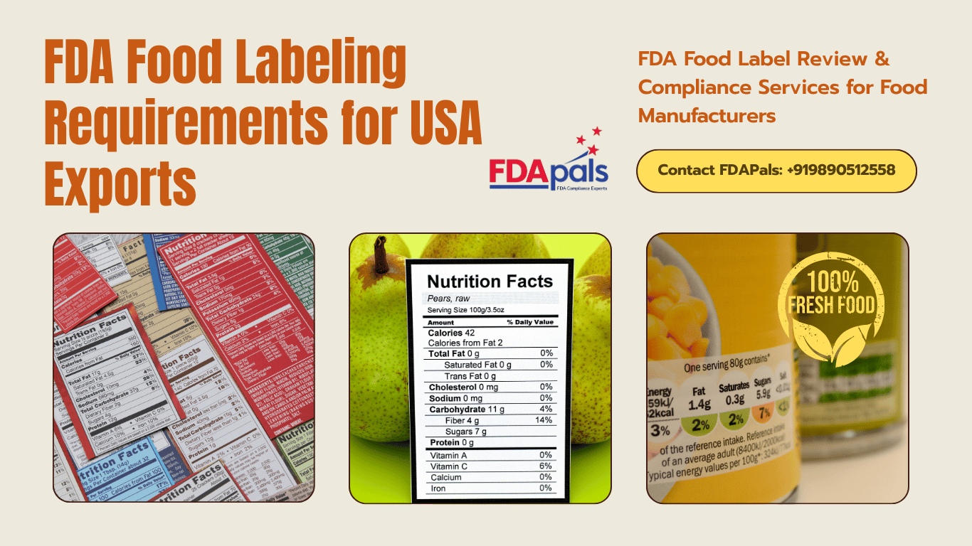 FDA food label review services, FDA food Compliance