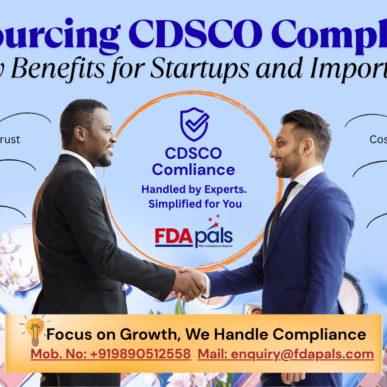 Outsourcing CDSCO compliance, CDSCO compliance consultant, Cosmetic Registration in India