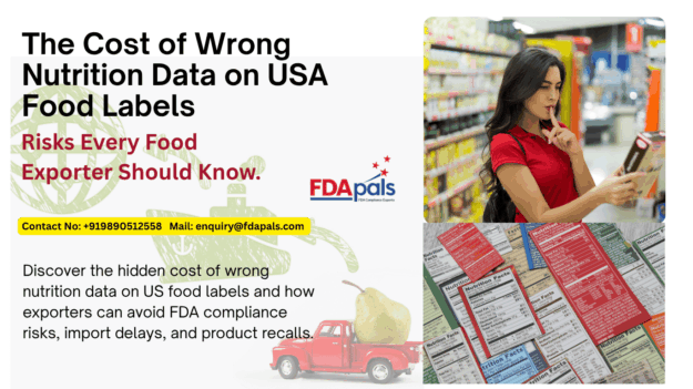 Wrong Nutrition Data on US Food Label, fda food label compliance