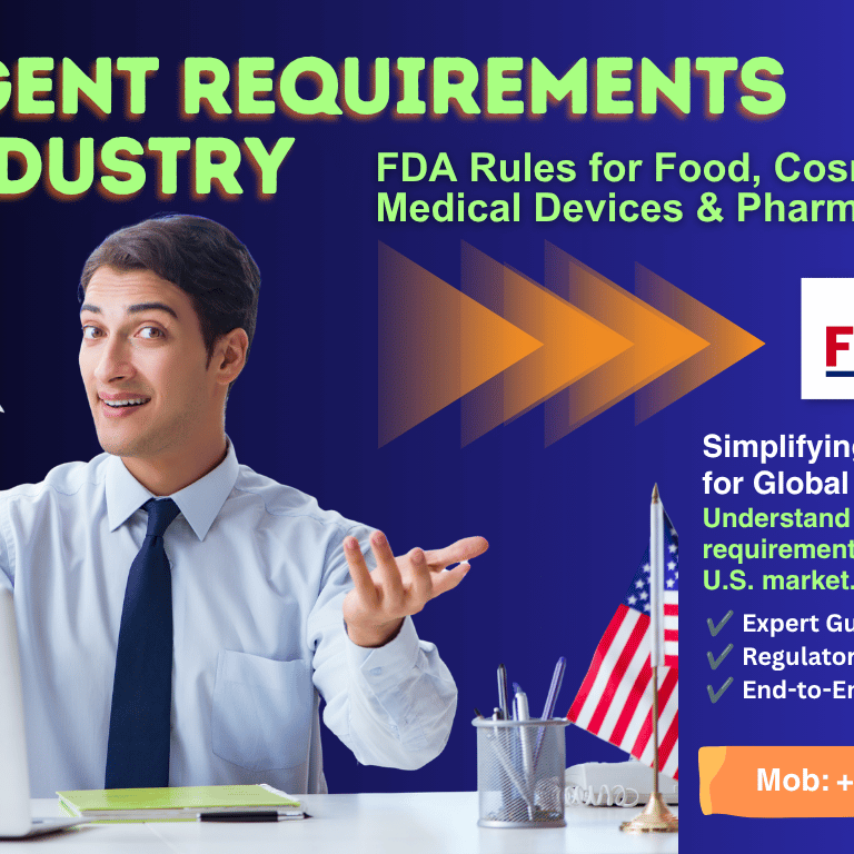 US Agent Requirements, FDA US Agent, FDA Compliance