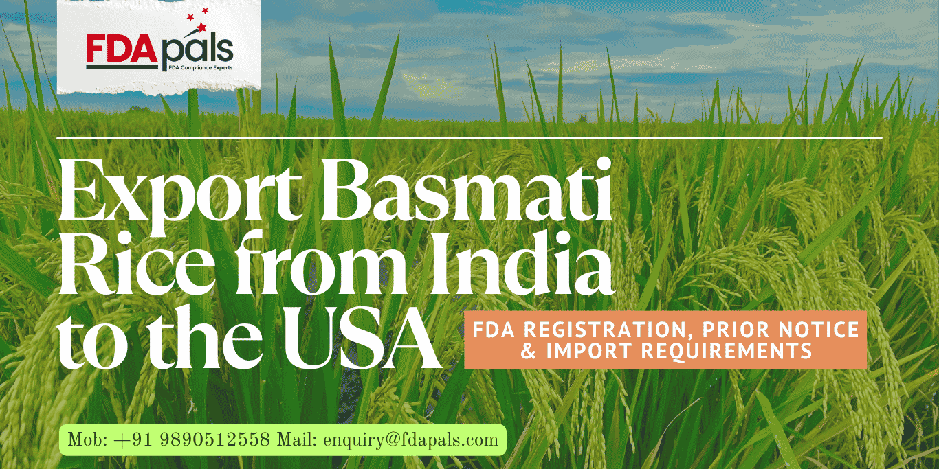 Export Basmati Rice from India to the USA