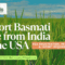 Export Basmati Rice from India to the USA