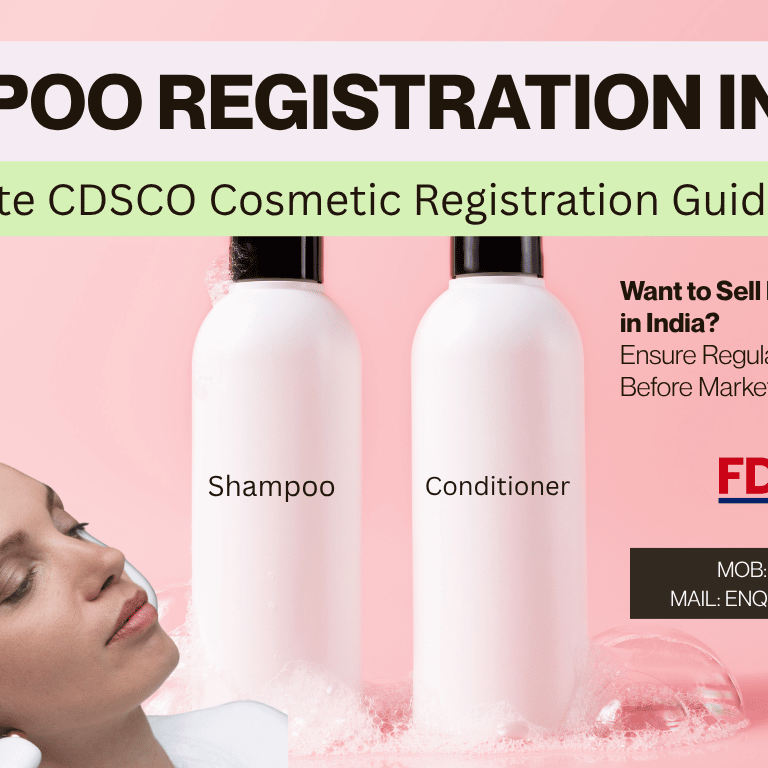 Shampoo Registration in India