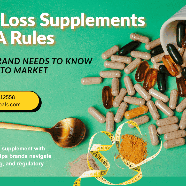 Weight Loss Supplements and FDA Rules, FDA dietary supplement requirements, Weight loss supplements, Dietary supplement consulting, FDA weight loss supplement regulations