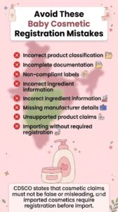 Baby Cosmetics Registration India: A Complete Guide for Manufacturers and Importers 1 Baby cosmetic registration India