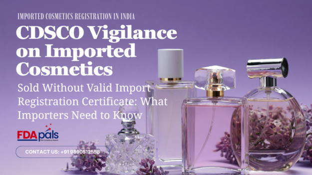 CDSCO Vigilance on Imported Cosmetics Import Registration Certificate, Imported Cosmetics Registration in India