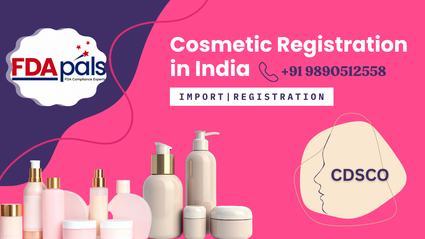 cosmetic registration in India, Import cosmetic India
