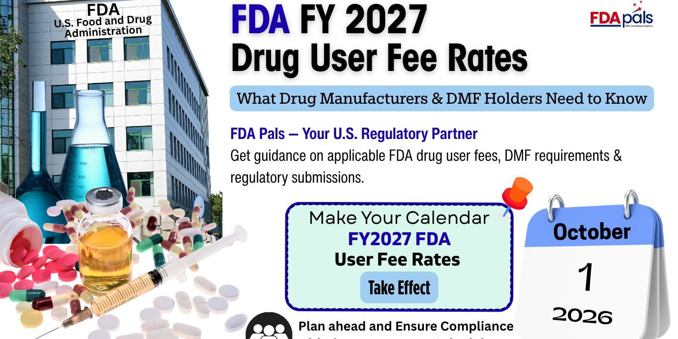 FDA FY 2027 Drug User Fee Rates FDA FY2027 User Fee Rates