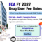FDA FY2027 User Fee Rates