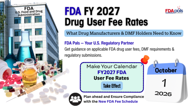 FDA FY2027 User Fee Rates