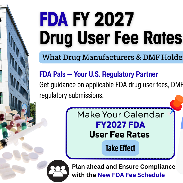 FDA FY 2027 Drug User Fee Rates FDA FY2027 User Fee Rates