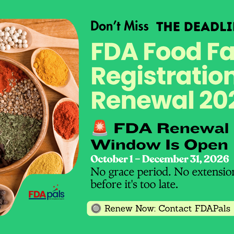 FDA Food Facility Registration Renewal 2026 FDA Food Facility Registration Renewal