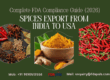 Spices Export from India to USA