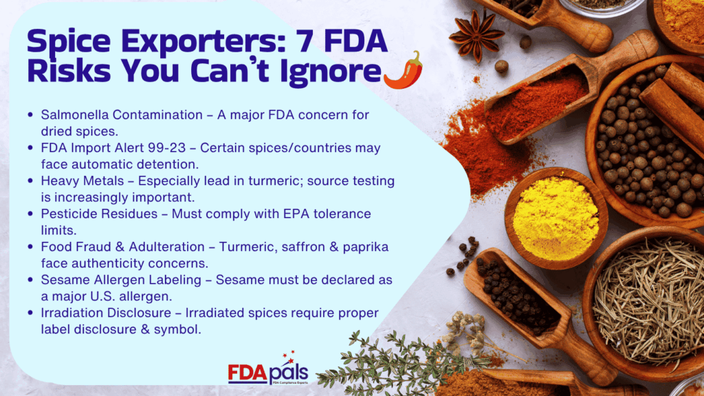 Spices Export from India to USA: Complete FDA Compliance Guide (2026) 1 Spices export from India to USA