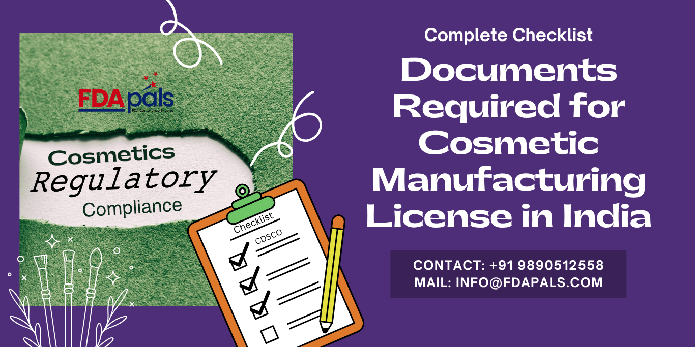 Documents Required for Cosmetic Manufacturing License in India Documents Required for Cosmetic Manufacturing License, Cosmetic Manufacturing License