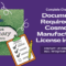 Documents Required for Cosmetic Manufacturing License, Cosmetic Manufacturing License