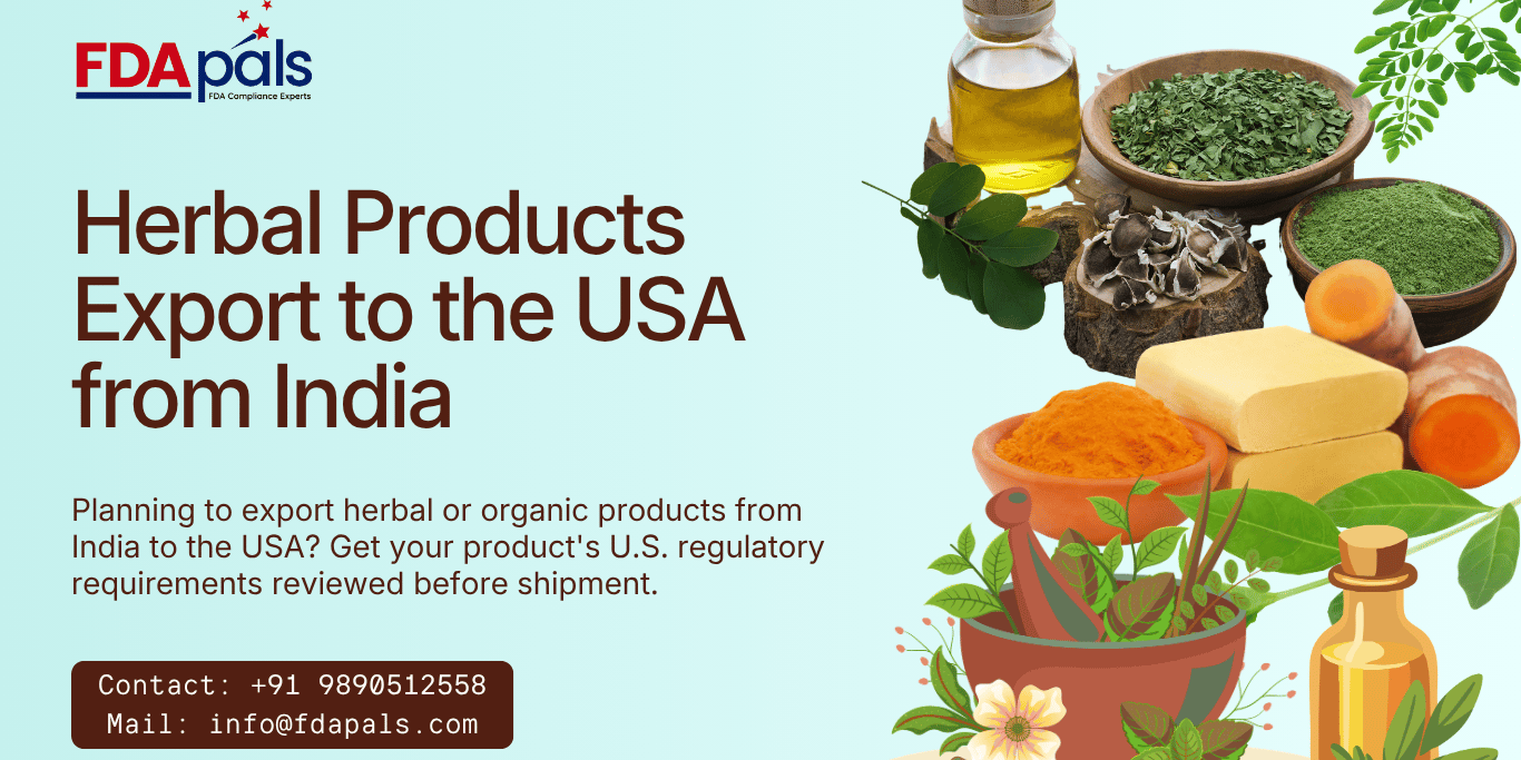 Herbal Products Export to the USA from India herbal products export, Herbal Products Export to USA from India, FDA Requirements for Herbal Products