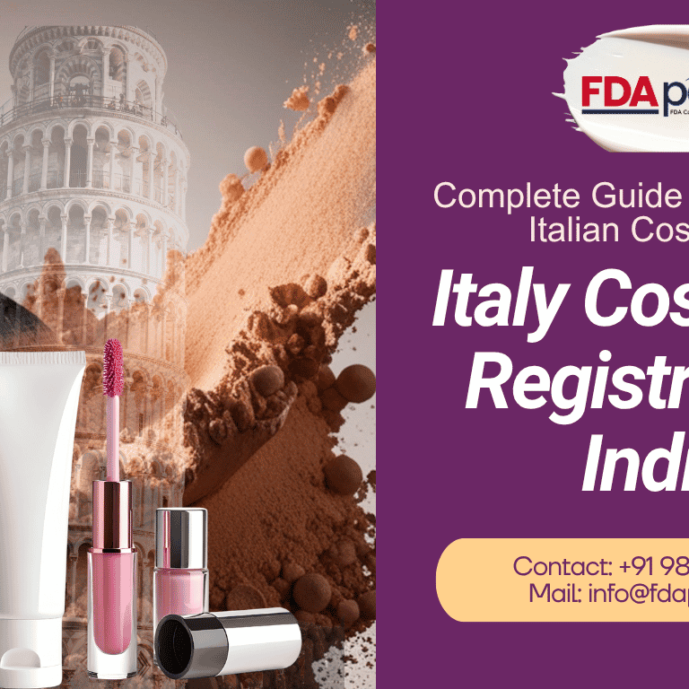 Italy Cosmetic Registration India