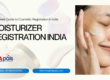 Moisturizer Registration India