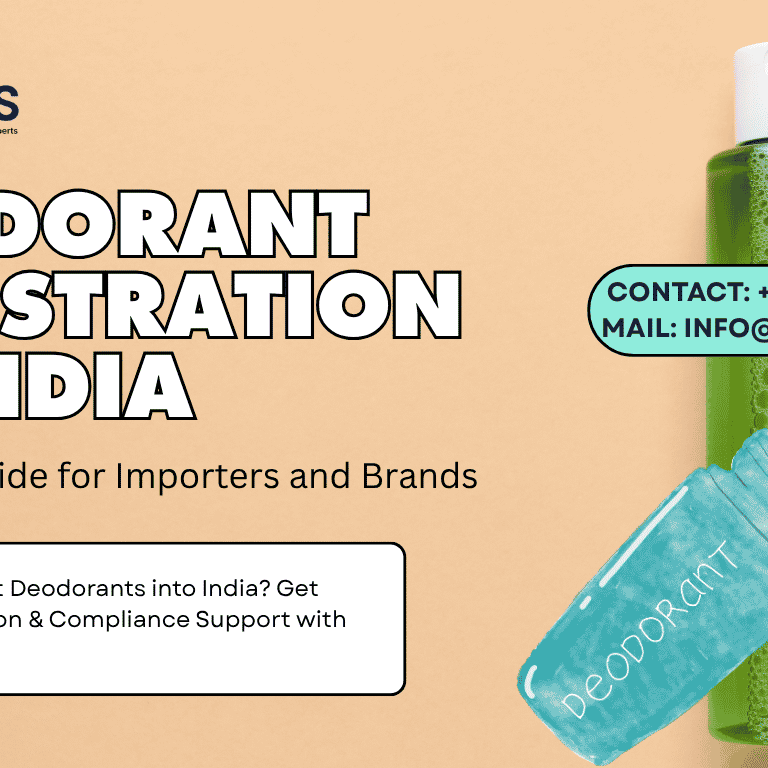 Deodorant Registration in India
